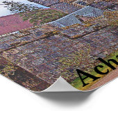 Achnacarry Castle Scotland - Cameron Clan Poster (Ecke)