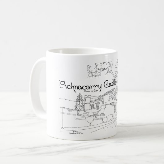 Achnacarry Castle Scotland Kaffeetasse (Vorderseite Links)