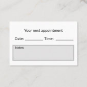 Achologie zertifizierte Berufliche Coach Ernennung Terminkarte (Rückseite)