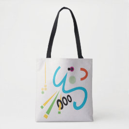 Achoo Abstrakt Modern Art Smileline Tasche