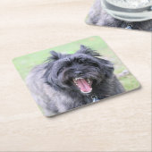 Achoo Rechteckiger Pappuntersetzer (angewinkelt)