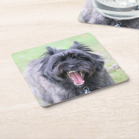 Achoo Rechteckiger Pappuntersetzer (angewinkelt)