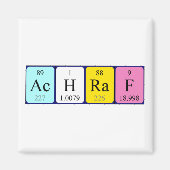 Achraf-Periodenmagnet Magnet (Vorne)