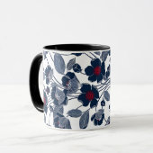 Achromatische Blume Tasse (Vorderseite Links)