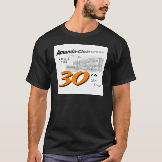 ACHS 30. Klassen-Wiedersehenlogo T-Shirt (Vorderseite)