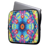 Achse Kaleidoskop Laptopschutzhülle (Vorderseite Links)