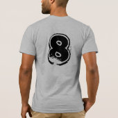 acht (8) T-Shirt (Rückseite)