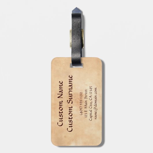 Acht Ansichten von Schrein Kasamatsu Tokyos Ueno Gepäckanhänger (Rückseite vertikal)