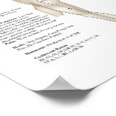 Acht außergewöhnliche Akupunktur Meridians Poster (Ecke)