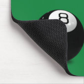 Acht Ball auf Grün Mousepad (Ecke)