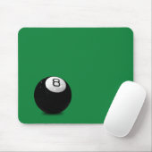 Acht Ball auf Grün Mousepad (Mit Mouse)