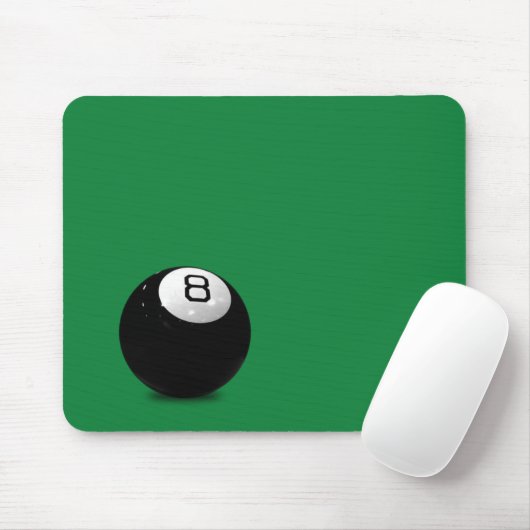 Acht Ball auf Grün Mousepad (Mit Mouse)