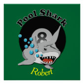 Acht Ball benannt Pool Shark Poster (Vorderseite)