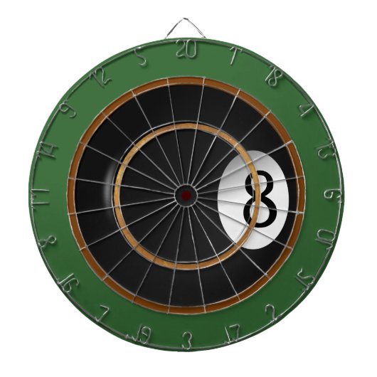 Acht Ball Billiard Custom Game Dart Boards Dartscheibe (vorne)