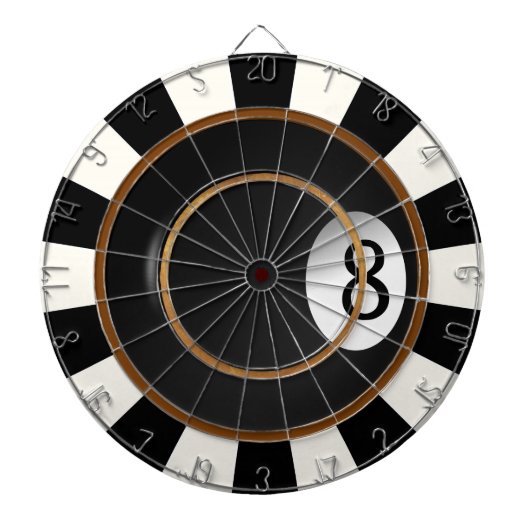 Acht Ball Billiard Custom Game Dart Boards Dartscheibe (vorne)