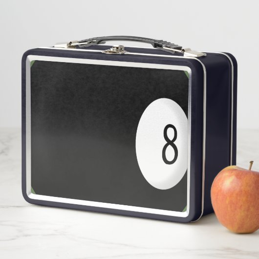 Acht Ball Billiard Theme Lunch Box (Beispiel)
