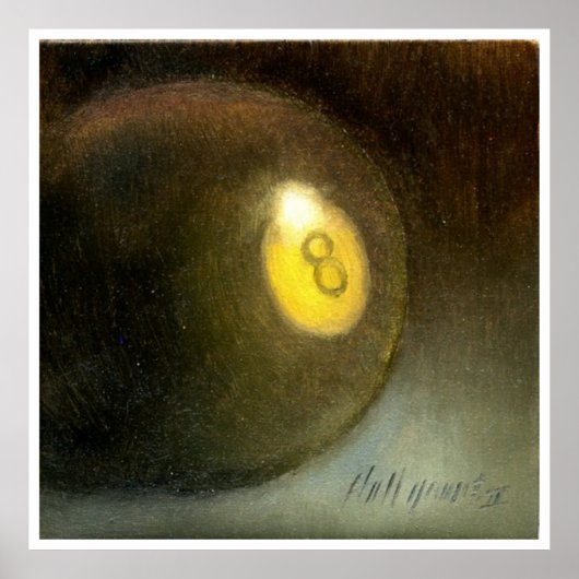 Acht Ball Billiards Poster (Vorne)