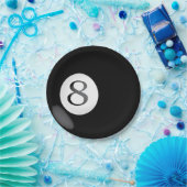 Acht Ball-PapierTeller Pappteller (Party)