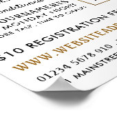 Acht Ball, Pool Club, Snooker Club Werbung Poster (Ecke)