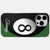 Acht Ball Pool Game Custom Case-Mate iPhone Hülle (Rückseite (Horizontal))