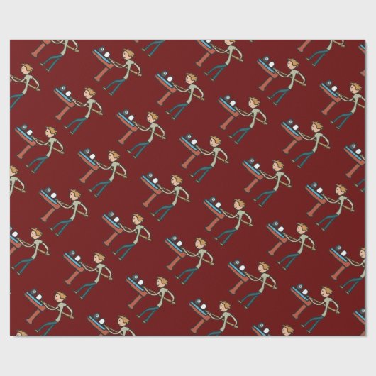 Acht Ball Pool Geschenkpapier (Flach)