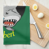 Acht Ball-Pool-Haifisch Geschirrtuch (Viertel Falte)