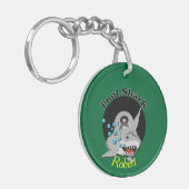 Acht Ball-Pool-Haifisch Schlüsselanhänger (Vorderseite links)