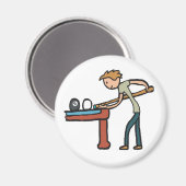 Acht Ball Pool Magnet (Vorderseite/Rückseite)