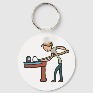 Acht Ball Pool Schlüsselanhänger