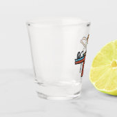 Acht Ball Pool Schnapsglas (Links)