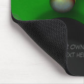 Acht Ball-Pool und Billard personalisiert Mousepad (Ecke)