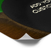 Acht Ball Pool und Billard Personalisiert Poster (Ecke)