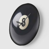 Acht-Ball-Wall-Uhr Große Wanduhr (Winkel)