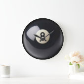 Acht-Ball-Wall-Uhr Große Wanduhr (Zuhause)