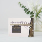 Acht Bell-Kneipen-Zeichen-Postkarte Postkarte (Stehend Vorderseite)