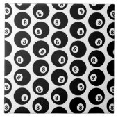 Acht Billard-Billard-Muster CUSTOM-FARBE Fliese (Vorderseite)
