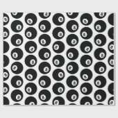 Acht Billard-Billard-Muster CUSTOM-FARBE Geschenkpapier (Flach)