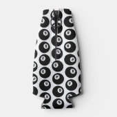 Acht Billard Billard Pool Muster CUSTOM FARBE Flaschenkühler (Rückseite)