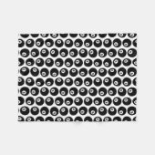 Acht Billard Billard Pool Muster CUSTOM FARBE Fleecedecke (Vorderseite (Horizontal))