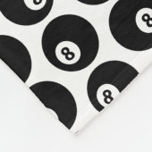 Acht Billard Billard Pool Muster CUSTOM FARBE Fleecedecke (Ecke)
