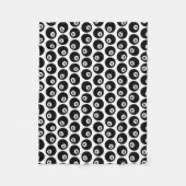 Acht Billard Billard Pool Muster CUSTOM FARBE Fleecedecke (Vorderseite)