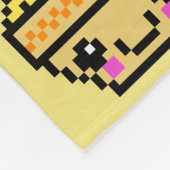 Acht Bit Kawaii Nudel-Schüssel TP Fleecedecke (Ecke)