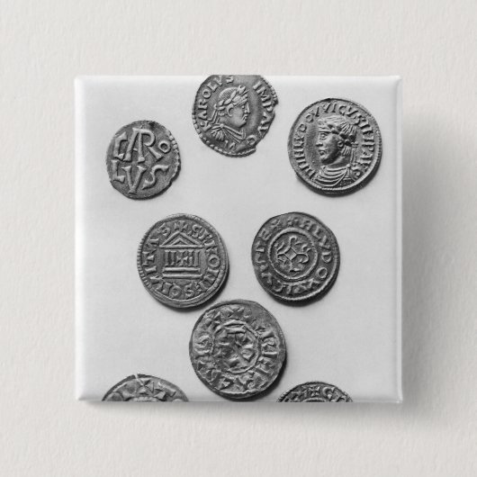 Acht Carolingian Münzen Button (Vorderseite)