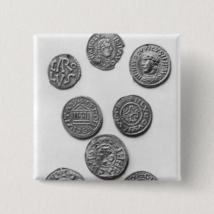 Acht Carolingian Münzen Button