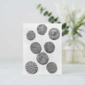 Acht Carolingian Münzen Postkarte (Stehend Vorderseite)