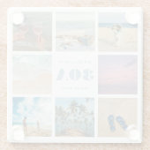 Acht Foto Beach House Dekor Glasuntersetzer (Rückseite)