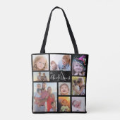 Acht Foto der Monogram-Familie individuell Tasche (Rückseite)
