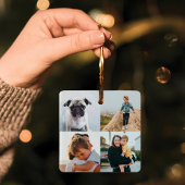 Acht Foto Square Collage Minimales Family Foto Keramikornament