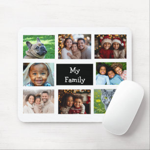 Acht Fotovorlage Fügen Sie Ihre Bilder hinzu Mousepad