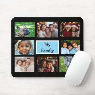 Acht Fotovorlage Fügen Sie Ihre Bilder hinzu Mousepad